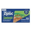 Food Service | Ziploc 383211 6.5 in. x 5.88 in. Resealable Sandwich Bags - Clear (1080/Carton) image number 3