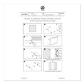 White Boards | U Brands 2806U00-01 PINIT 35 x 35 Magnetic Dry Erase Board - White image number 5