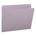 Just Launched | Smead 12410 Colored File Folders with Reinforced Top Straight Tabs - Letter, Lavender (100/Box) image number 0