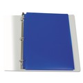 File Folders | C-Line 32935 11 x 8.5 3-Hole Punch Two-Pocket Heavyweight Poly Portfolio Folder - Blue (25/Box) image number 2