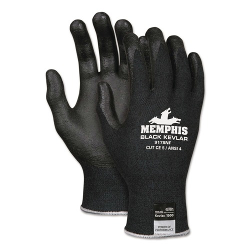 Disposable Gloves | MCR Safety 9178NFXL 9178NF Kevlar/Nitrile Foam Gloves - Black/X-Large (1-Pair) image number 0