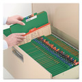 File Folders | Smead 19097 Pressboard Eight-Section Top Tab Classification Folders - Legal, Green (10/Box) image number 3