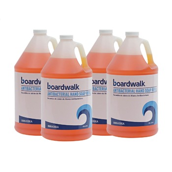 Boardwalk 1887-04-GCE00 1 gal. Antibacterial Liquid Soap - Clean Scent (4/Carton)