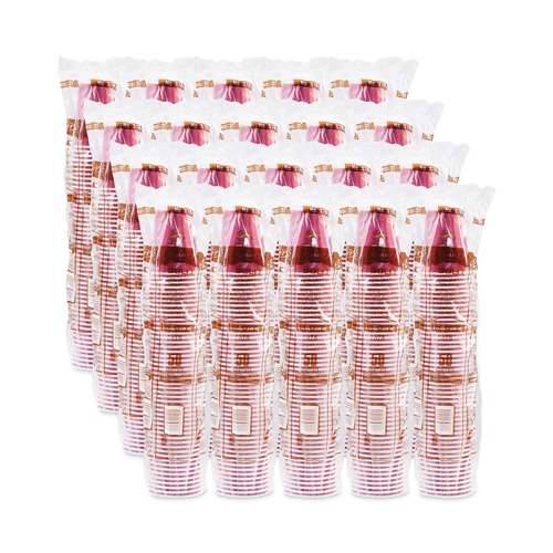  | SOLO 378SI-0041 8 oz. Paper Bistro Design Hot Drink Cups - Maroon (1000/Carton) image number 0