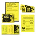 Just Launched | Astrobrights 21011 8.5 in. x 11 in. 24 lbs. Bond Weight Color Paper - Lift-Off Lemon (500/Ream) image number 3