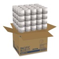 Toilet Paper | Georgia Pacific Professional 19881/01 1-Ply Pacific Blue Basic Embossed Septic Safe Bathroom Tissue - White (80 Rolls/Carton) image number 3