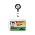 Label & Badge Holders | Durable 801219 Vertical/Horizontal Reel ID/Security Card Holder Set - Clear (10/Pack) image number 8
