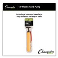 Cleaning & Janitorial Supplies | Champion Sports IP12 12 in. Long Standard Hand Pump - Yellow/Black image number 4