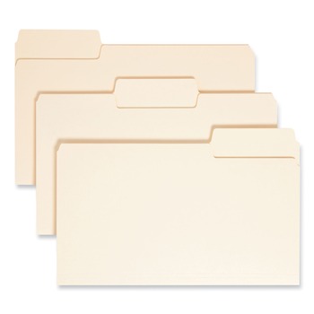 Smead 15401 1/3-Cut Tabs Legal Size 14-pt SuperTab Top Tab File Folders - Manila (50/Box)