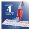 Mops | O-Cedar 173563 ProMist MAX Spray Mop with 48 in. Red/Black/Gray Plastic Handle - Red/White/Gray Microfiber Head (4/Carton) image number 1