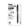 Pens | Pentel BL107-A 0.7 mm EnerGel-X Gel Pen - Medium/Black Ink/Smoke/Black Barrel (1-Dozen) image number 1