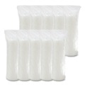 Just Launched | Dart 16FTLS Lift n' Lock Straw Slot 12 - 24 oz. Foam Cup Lids - Translucent (1000/Carton) image number 2