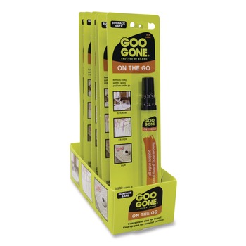 Goo Gone 2100 0.34 Pen Applicator Mess-Free Pen Cleaner - Citrus Scent (12/Carton)