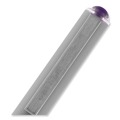 Pens | uni-ball 60382 VISION 0.7 mm Stick Roller Ball Pen - Violet Ink/Silver/Violet/Clear Barrel/Fine (1-Dozen) image number 5