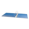 Binders | Universal UNV20753 11 in. x 8.5 in. 3 in. Capacity 3-Slant D-Ring View Binder - Light Blue image number 2