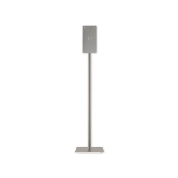 HON HONSTANDP8T 12 in. x 16 in. x 54 in. Hand Sanitizer Station Stand - Silver
