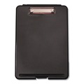 Clipboards | Universal UNV40318 Storage Clipboard with 0.5 in. Clip Capacity for 8.5 x 11 Sheets - Black image number 0