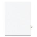 Dividers & Tabs | Avery 01070 11 x 8.5 Preprinted Legal Exhibit 70 Side Tab Index Dividers - White (25/Pack) image number 1