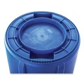 Trash & Waste Bins | Rubbermaid Commercial FG263273BLUE Brute 32 Gallon Polyethylene Recycling Container - Blue image number 1