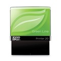 Stamps & Stamp Supplies | COSCO 2000PLUS 098371 1.5 in. x 0.56 in. Posted Green Line Message Stamp - Red image number 1