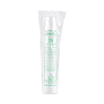 Dart 14J16 14 oz. Foam Drink Cups - White (1000/Carton)