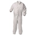 Safety & First Aid | Ansell KCC38927 KGA35 Liquid and Particle Protection Elastic Wrist and Ankles Coveralls - Large/White (25/Carton) image number 0