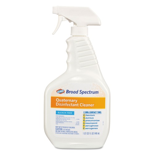 Cleaners & Chemicals | Clorox 30649 32 oz. Spray Bottle Broad Spectrum Quaternary Disinfectant Cleaner image number 0