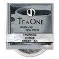 Beverages & Drink Mixes | Tea One 39820706141 Tea Pods - Tropical Citrus Green (14/Box) image number 4