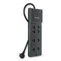 Surge Protectors | Belkin BE108000-08-CM 2500 J Home/Office Surge Protector with 8 AC Outlets and 8 ft. Cord - Black image number 1