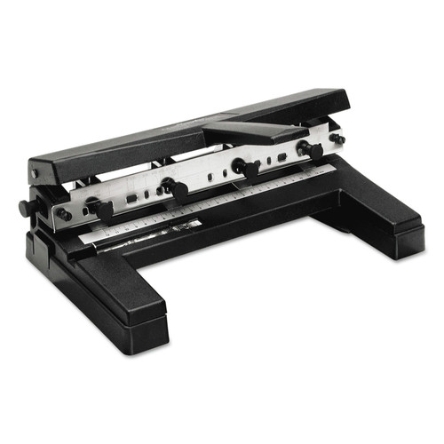 Staple Punches | Swingline A7074450E Heavy-Duty 2-To-4 9/32 in. Hole Punch with 40-Sheet Capacity - Black image number 0