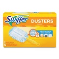  | Swiffer 11804 Dusters Starter Kit with Dust Lock Fiber and 6 in. Handle - Blue/Yellow (6/Carton) image number 1