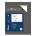 Back to School Sale | Southworth JD18C 95 Bright 32 lbs. Bond Weight 8.5 in. x 11 in. 100% Cotton Business Paper - White (250/Box) image number 0