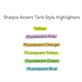 Highlighters | Sharpie 25026 Chisel Tip Tank Style Highlighters - Fluorescent Green Ink/Green Barrel (1-Dozen) image number 3