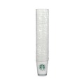 Cups and Lids | Starbucks 12434031 12 oz Paper Hot Cups - White with Green Starbucks Logo (1000/Carton) image number 2