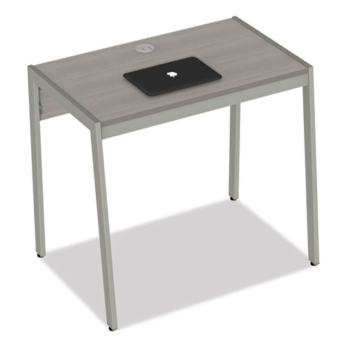 Office Desks & Workstations | Linea Italia LITSH763ASH Klin 33 in. x 19 in. x 29.5 in. Desk - Ash image number 0