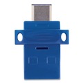 Office Electronics & Batteries | Verbatim 99155 Store ‘n' Go 64 GB Dual USB 3.0 Flash Drive for USB-C Devices - Blue image number 3