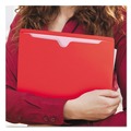 File Jackets & Sleeves | Smead 75509 Straight Tab Colored File Jackets with Reinforced Double-Ply Tab - Letter, Red (100/Box) image number 7