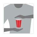 Just Launched | Dart P16R 16 oz. Plastic Cold Drink Party Cups - Red (1000/Carton) image number 5