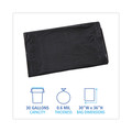 Trash & Waste Bins | Boardwalk H6036HBK 30 in. x 36 in. 30 gal. 0.65 mil Linear Low Density Industrial Flat Pack Can Liners - Black (200/Carton) image number 1