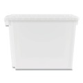 Boxes & Bins | HON HFMBIN12 Flagship 12.75 in. x 16 in. x 12 in. 1 Section Storage Bins - Translucent White image number 2