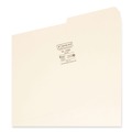 File Folders | Smead 15385 0.75 in. Expansion Guide Height Systems File Folders - Manila/Legal Size (100/Box) image number 2