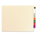 File Folders | Smead 26835 2 in. Expansion 6-Fastener End Tab Classification Folders - Letter Size/Manila Exterior (10/Box) image number 2