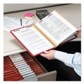 File Folders | Smead 14095 8 SafeSHIELD Fasteners 3 Dividers Letter Size Eight-Section Pressboard Top Tab Classification Folders - Bright Red (10/Box) image number 6