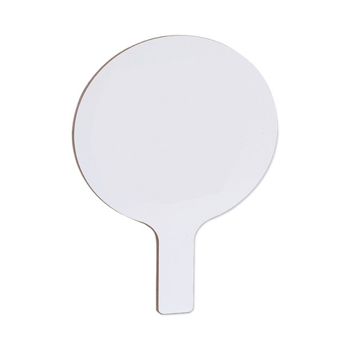 White Boards | Flipside 10036 9 in. x 5 in. Dry Erase Paddle - White Surface (12/Pack) image number 0