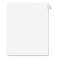 Dividers & Tabs | Avery 01401 Avery Style Legal 26-Tab Side Tab A Preprinted Exhibit 11 in. x 8.5 in. Index Dividers - White (25/Pack) image number 1
