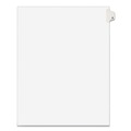 Dividers & Tabs | Avery 01401 Avery Style Legal 26-Tab Side Tab A Preprinted Exhibit 11 in. x 8.5 in. Index Dividers - White (25/Pack) image number 0