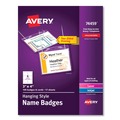 Just Launched | Avery 74459 4 in. x 3 in. Top Load Necklace-Style Badge Holder with Laser/Inkjet Insert (100/Box) image number 0