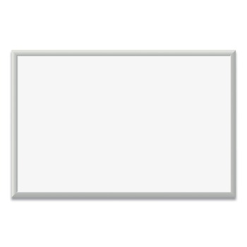 U Brands 071U00-01 35 x 23 Magnetic Dry Erase Board with Aluminum Frame - White Surface/Silver Frame