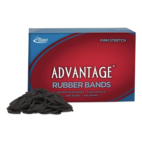 Rubber Bands | Alliance 57325 Advantage 0.04 in. Gauge Classic Rubber Bands - Black/Size 32 (1/Box) image number 0