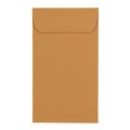 Envelopes & Mailers | Universal UNV35302 Round Flap 3.13 in. x 5.5 in. Kraft Coin Envelopes - Light Brown (500/Box) image number 1